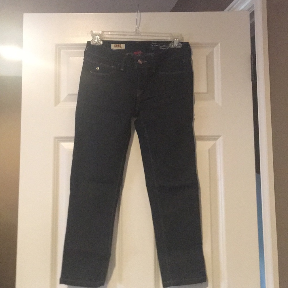 Capri dark denim jeans